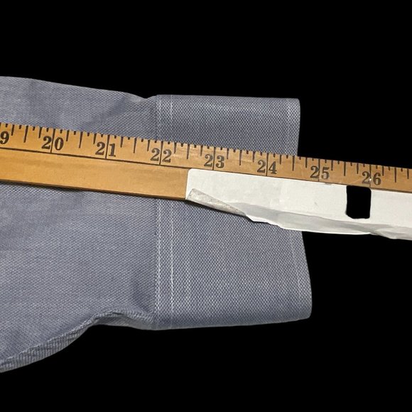 TOMMY HILFIGER Mens Regular Fit Blue Wrinkle Resistant Button Down Shirt Size XL - Picture 10 of 10